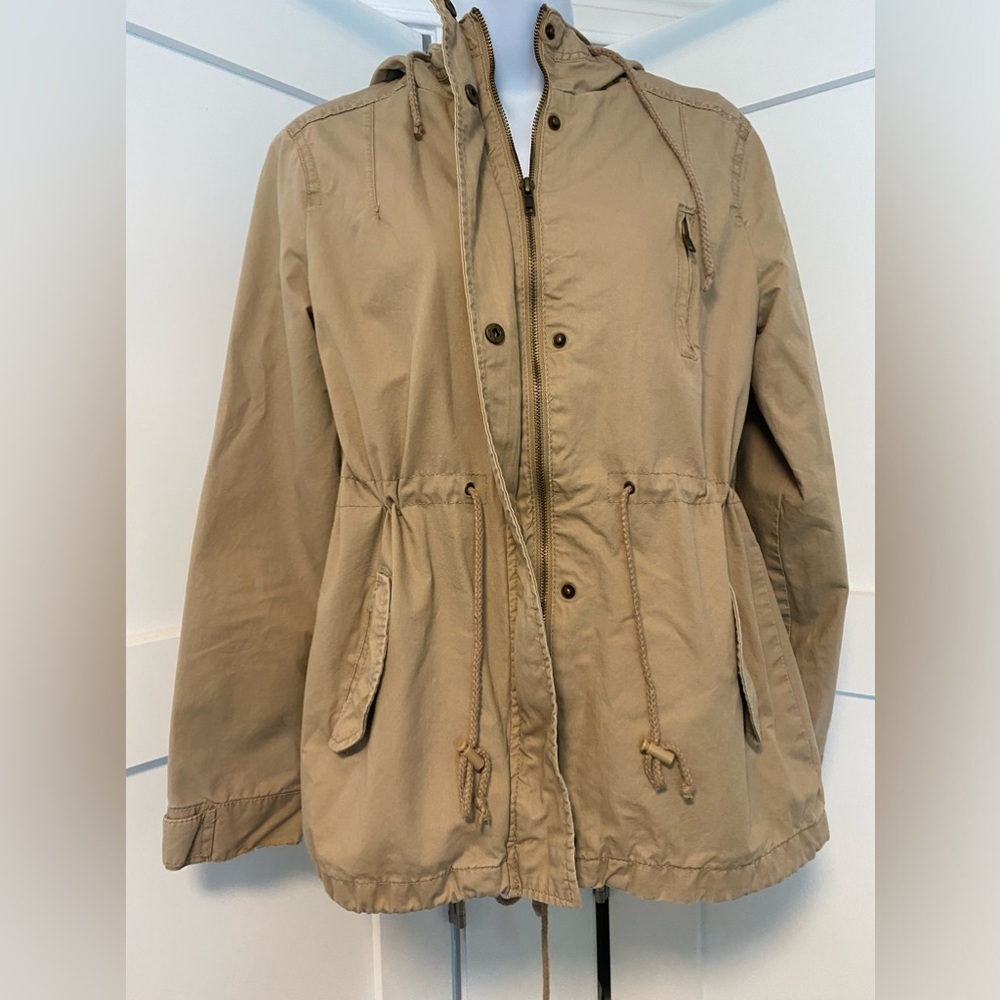 Tan Utility Jacket Size Large - Picture 4 of 10